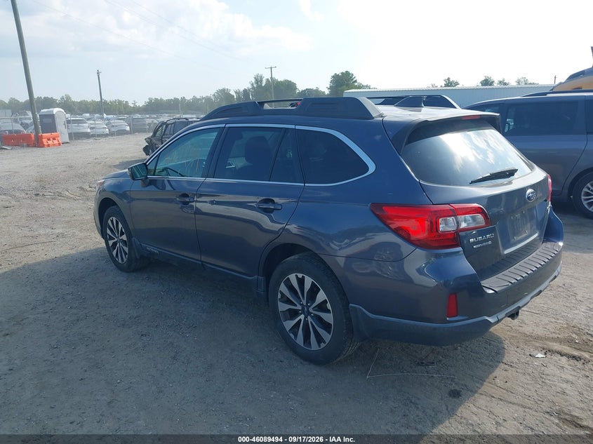 Vin: 4s4bsakc8h3301248, lot: 46589101, subaru outback 2.5i limited 20173