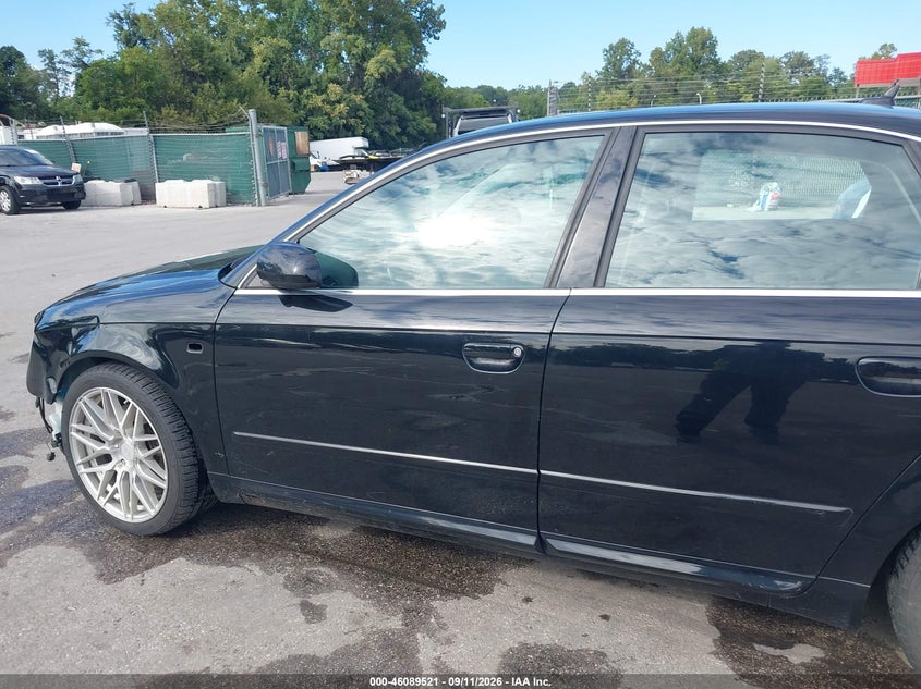AUDI A4 2008 VIN WAUDH78E38A082117