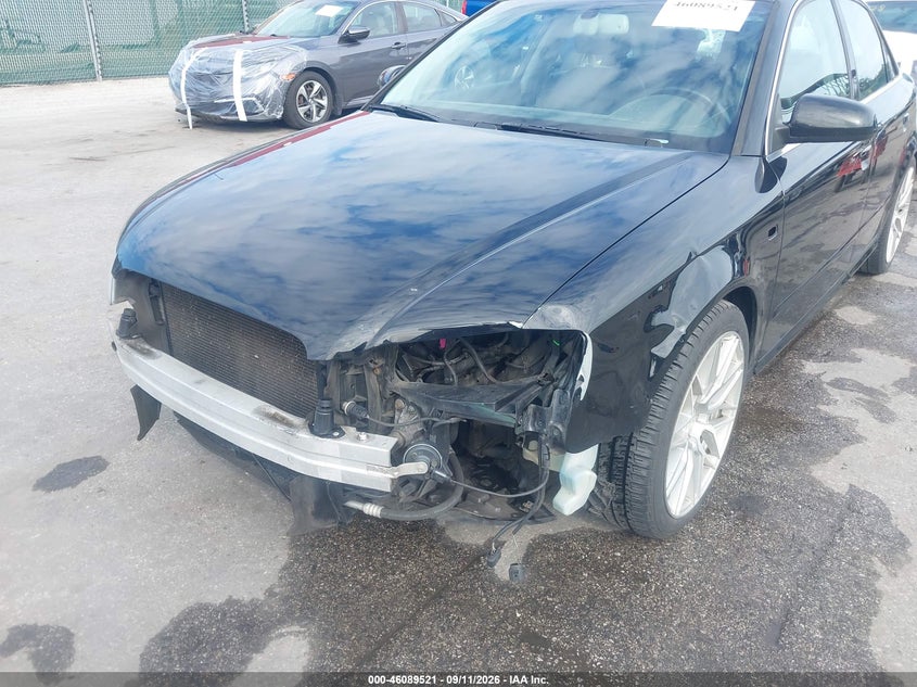 AUDI A4 2008 VIN WAUDH78E38A082117