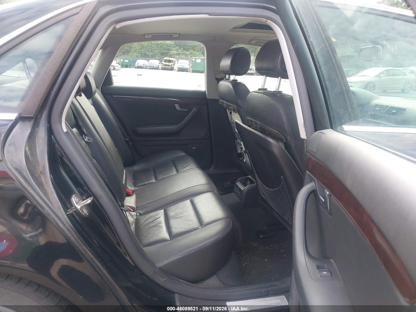 AUDI A4 2008 VIN WAUDH78E38A082117