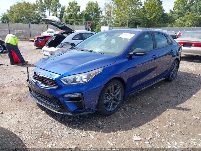 Vin: 3kpf34ad5le227688, lot: 46589149, kia forte gt-line 20202