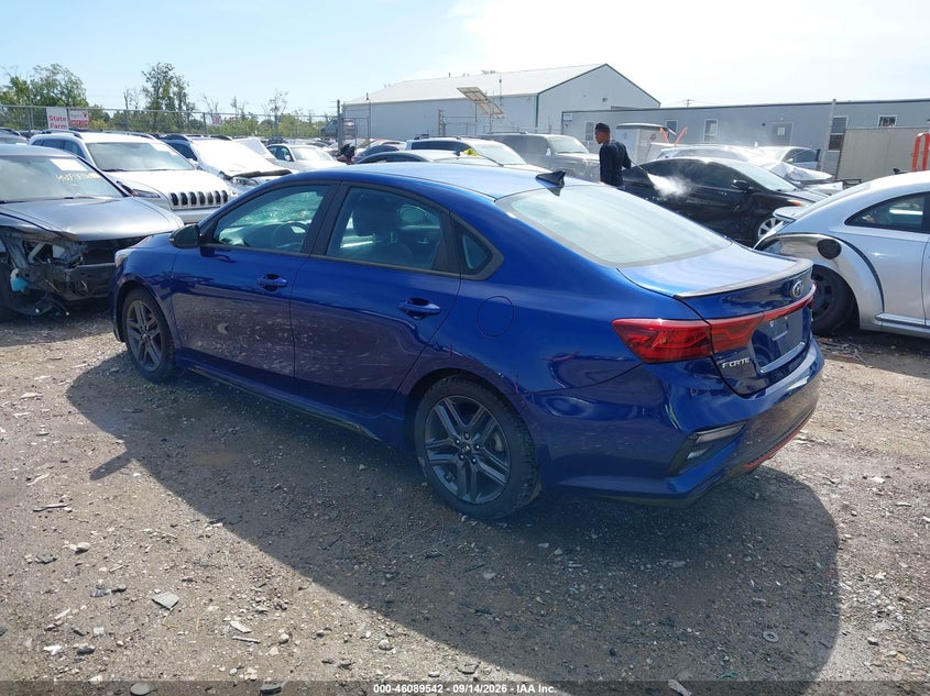 Vin: 3kpf34ad5le227688, lot: 46589149, kia forte gt-line 20203