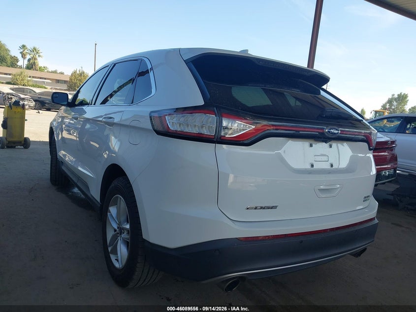 Vin: 2fmpk3j94hbb89135, lot: 46589163, ford edge sel 20173