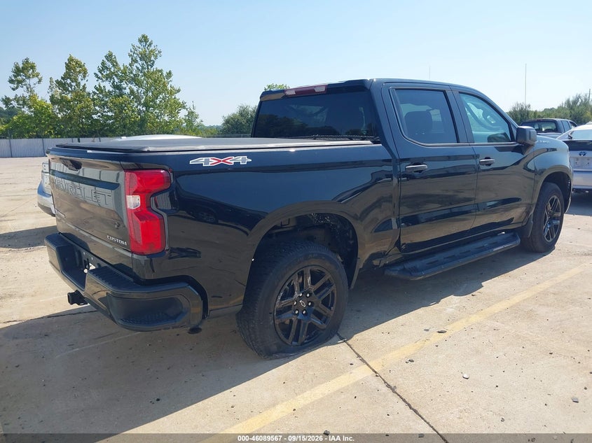 Vin: 1gcpdbek3pz105890, lot: 46589174, chevrolet silverado 1500 4wd  short bed custom 20233