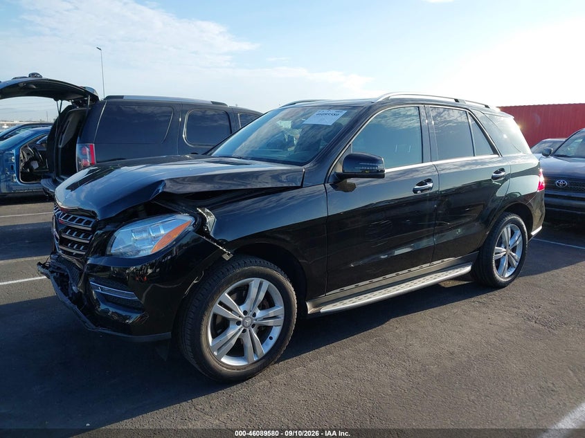 Vin: 4jgda5jb5fa538140, lot: 46589187, mercedes-benz ml 350 20152