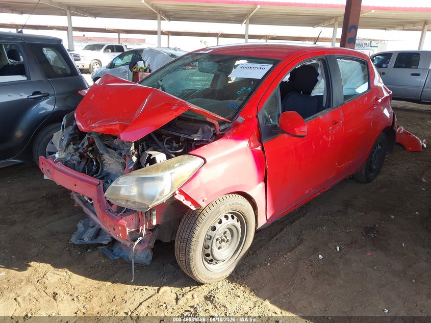 Vin: vnkktud30ga060173, lot: 46589193, toyota yaris l 20162