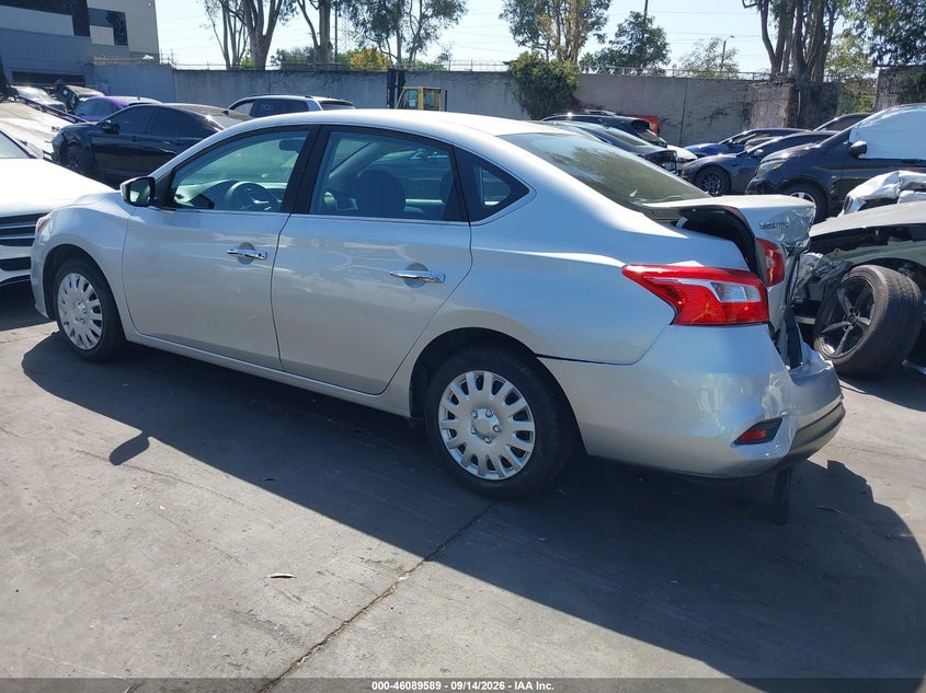 Vin: 3n1ab7apxjy255428, lot: 46589196, nissan sentra s 20183