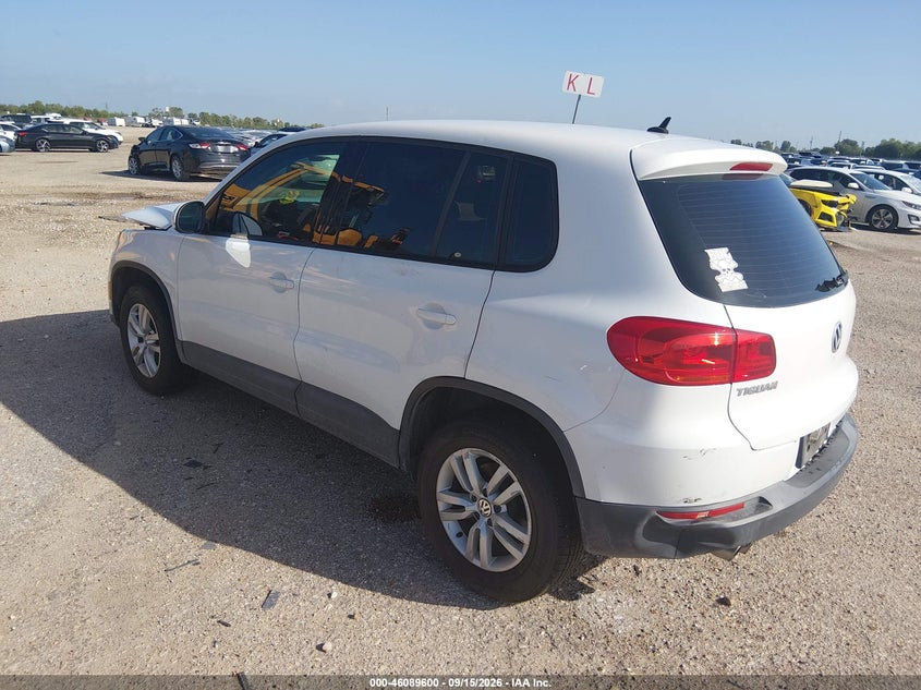 VOLKSWAGEN TIGUAN 2014 VIN WVGAV3AX0EW572785