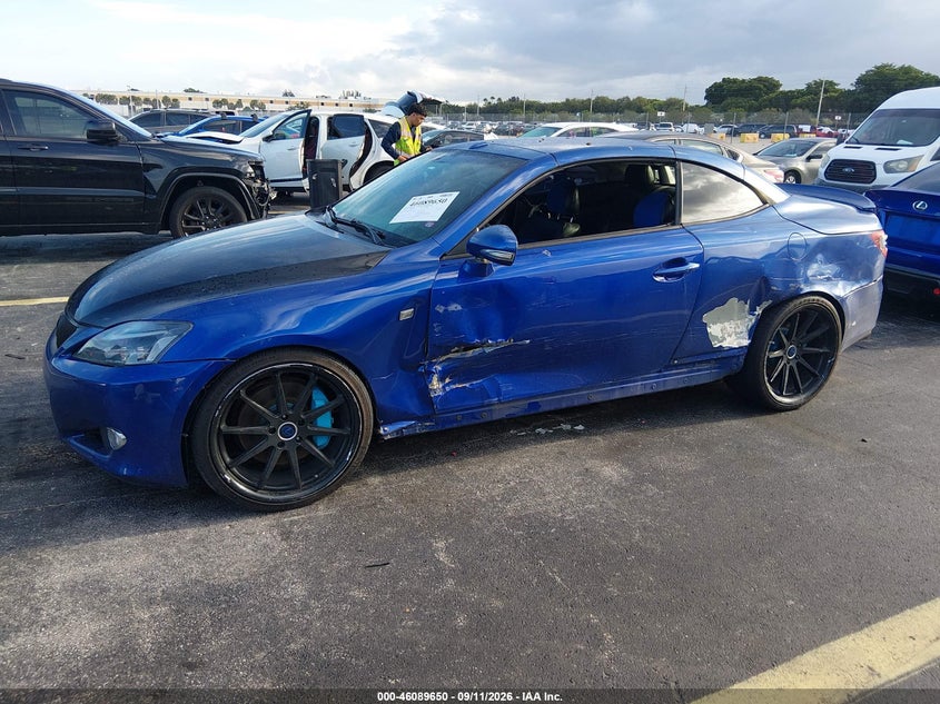 Vin: jthfe2c23a2500422, lot: 46589258, lexus is 350c 20102