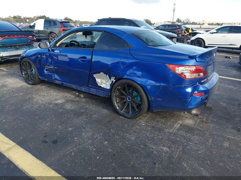 Vin: jthfe2c23a2500422, lot: 46589258, lexus is 350c 20103