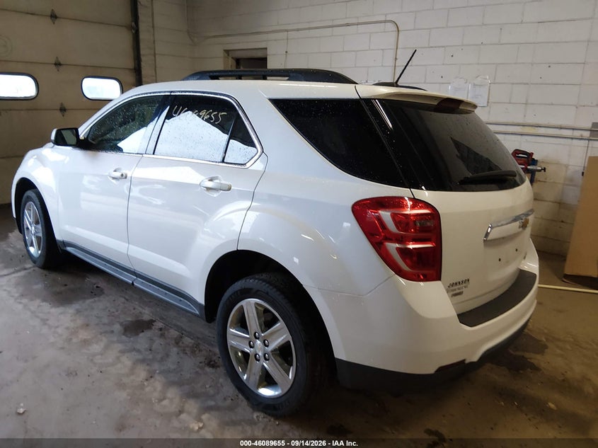 Vin: 2gnflfek6g6169656, lot: 46589262, chevrolet equinox lt 20163