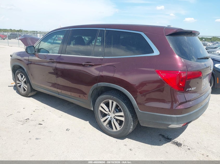 Vin: 5fnyf5h84hb031953, lot: 46589263, honda pilot ex-l 20173