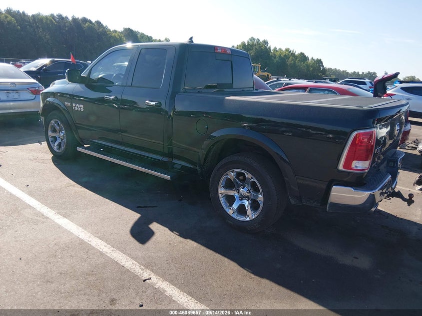 Vin: 1c6rr7jt9js118169, lot: 46589264, ram 1500 laramie  4x4 6'4 box 20183
