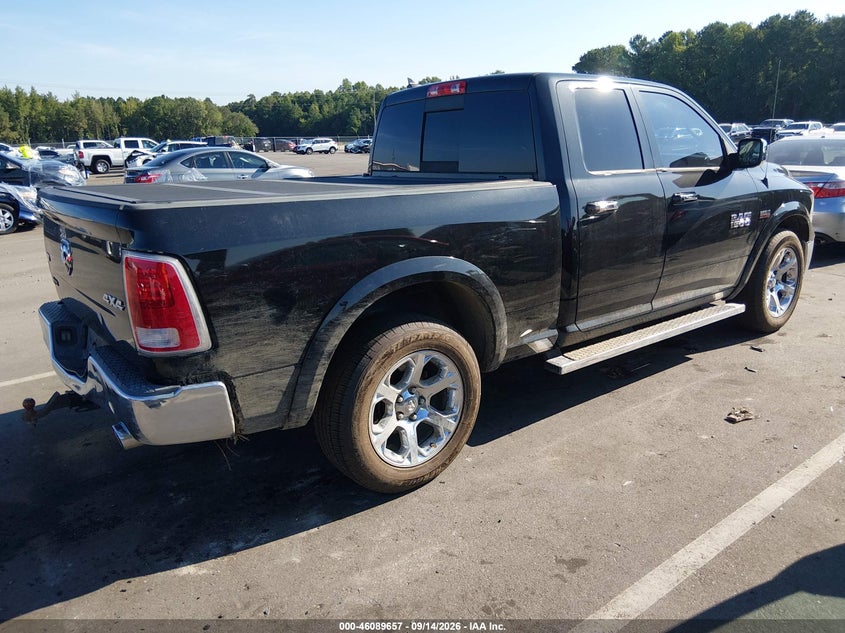Vin: 1c6rr7jt9js118169, lot: 46589264, ram 1500 laramie  4x4 6'4 box 20184
