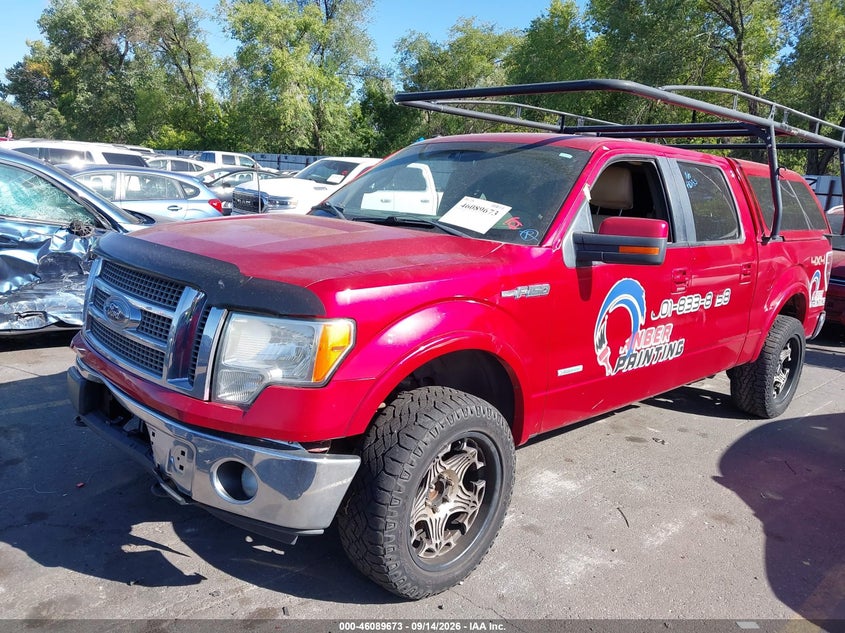 Vin: 1ftfw1et5bfd11523, lot: 46589280, ford f-150 lariat 20112