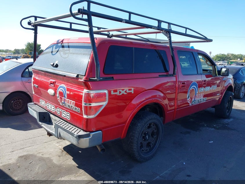 Vin: 1ftfw1et5bfd11523, lot: 46589280, ford f-150 lariat 20114