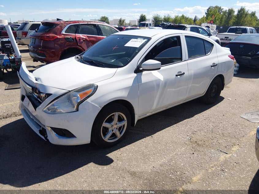 Vin: 3n1cn7ap8kl875127, lot: 46589320, nissan versa 1.6 s+ 20192