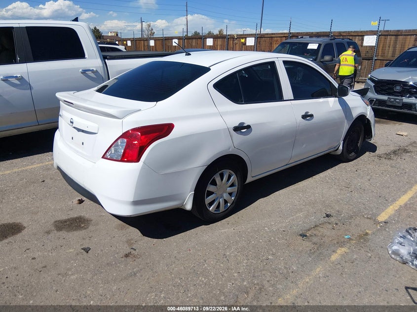 Vin: 3n1cn7ap8kl875127, lot: 46589320, nissan versa 1.6 s+ 20194
