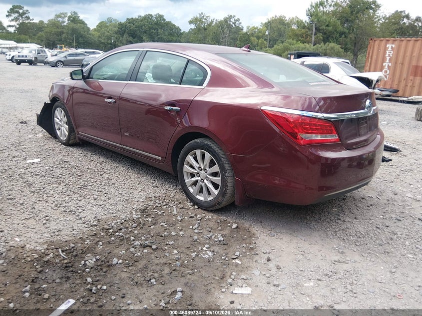 Vin: 1g4gb5gr1ef248672, lot: 46589331, buick lacrosse leather group 20143