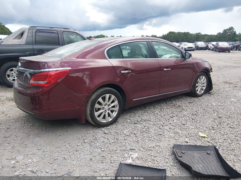 Vin: 1g4gb5gr1ef248672, lot: 46589331, buick lacrosse leather group 20144