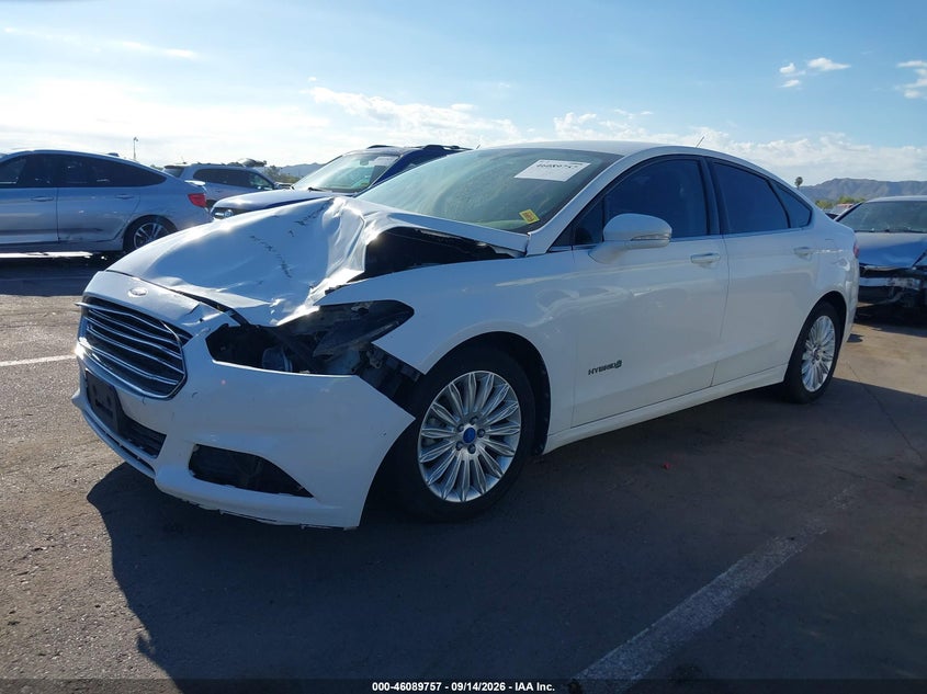 Vin: 3fa6p0lu8dr237366, lot: 46589364, ford fusion hybrid se 20132