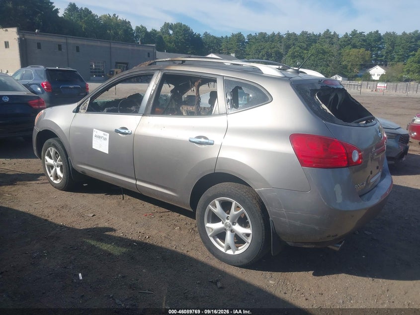 Vin: jn8as5mv2aw130348, lot: 46589376, nissan rogue sl 20103