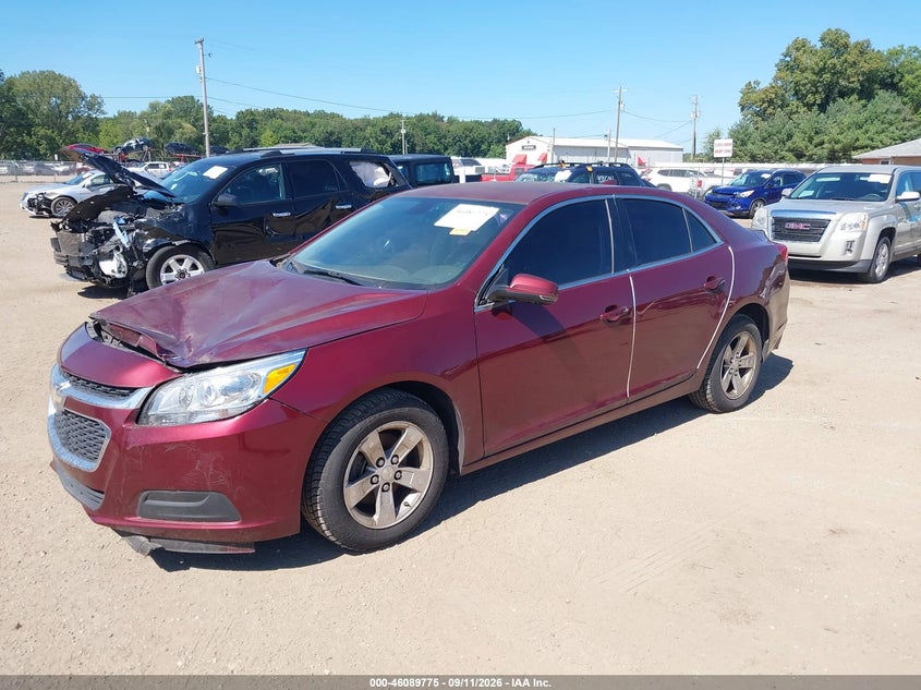 Vin: 1g11c5sa2gf155874, lot: 46589382, chevrolet malibu limited lt 20162