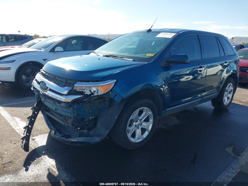 Vin: 2fmdk3jc8bbb21622, lot: 46589394, ford edge sel 20112