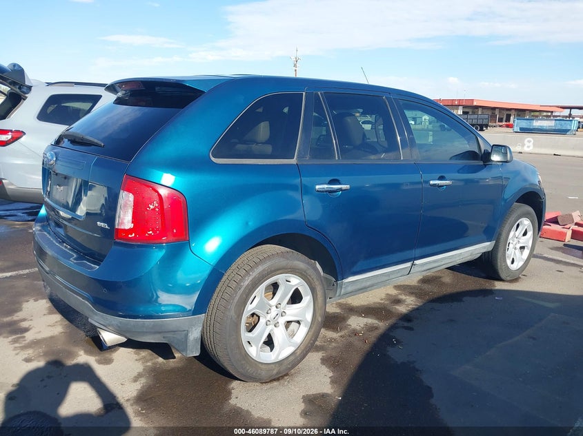 Vin: 2fmdk3jc8bbb21622, lot: 46589394, ford edge sel 20114