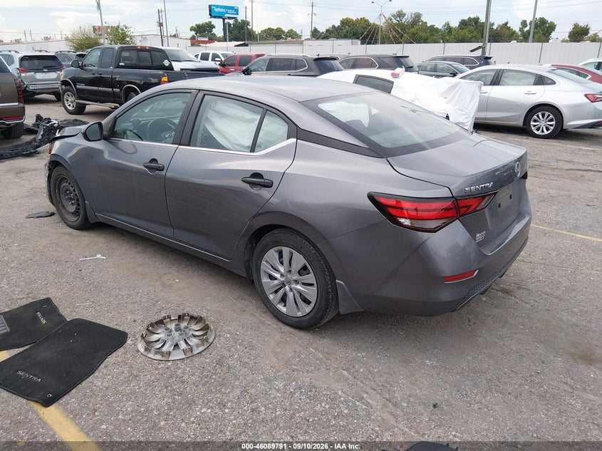 Vin: 3n1ab8bv6ry336747, lot: 46589398, nissan sentra s xtronic cvt 20243