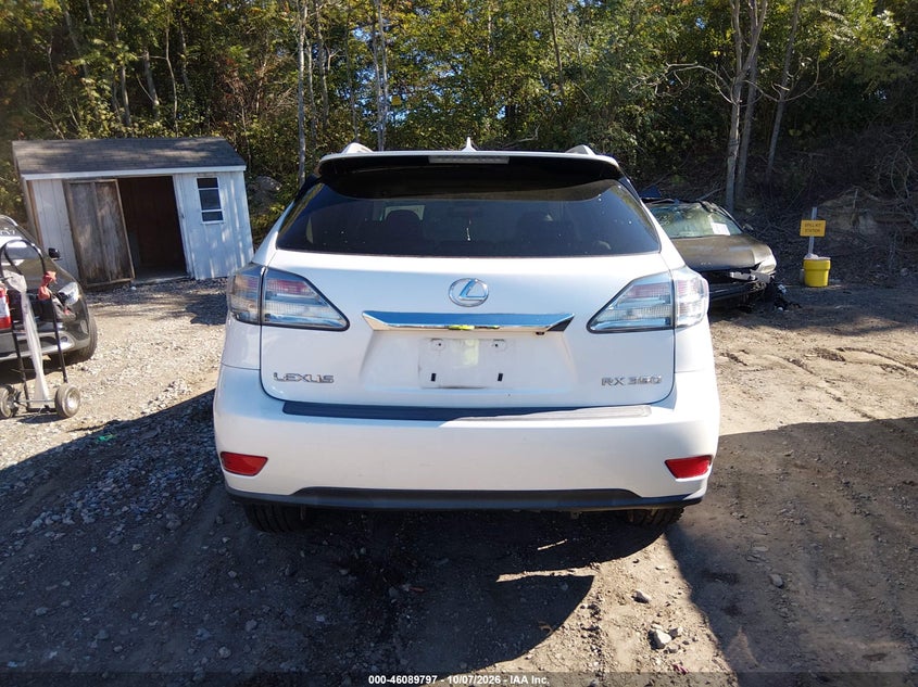 LEXUS RX 350 2010 VIN 2T2BK1BA1AC013101