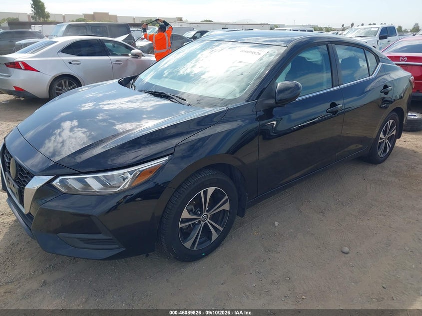 Vin: 3n1ab8cv2ny240106, lot: 46589434, nissan sentra sv xtronic cvt 20222