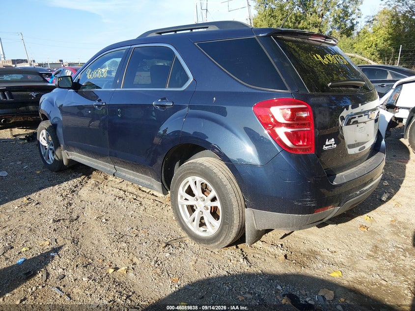 Vin: 2gnalcek3g6112680, lot: 46589445, chevrolet equinox lt 20163