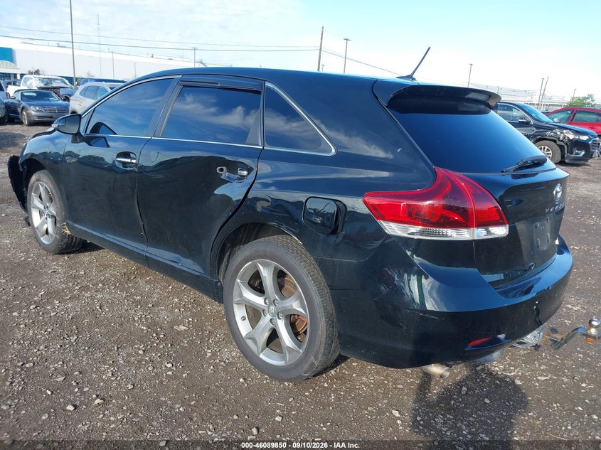 Vin: 4t3bk3bb3du094587, lot: 46589457, toyota venza limited v6 20133