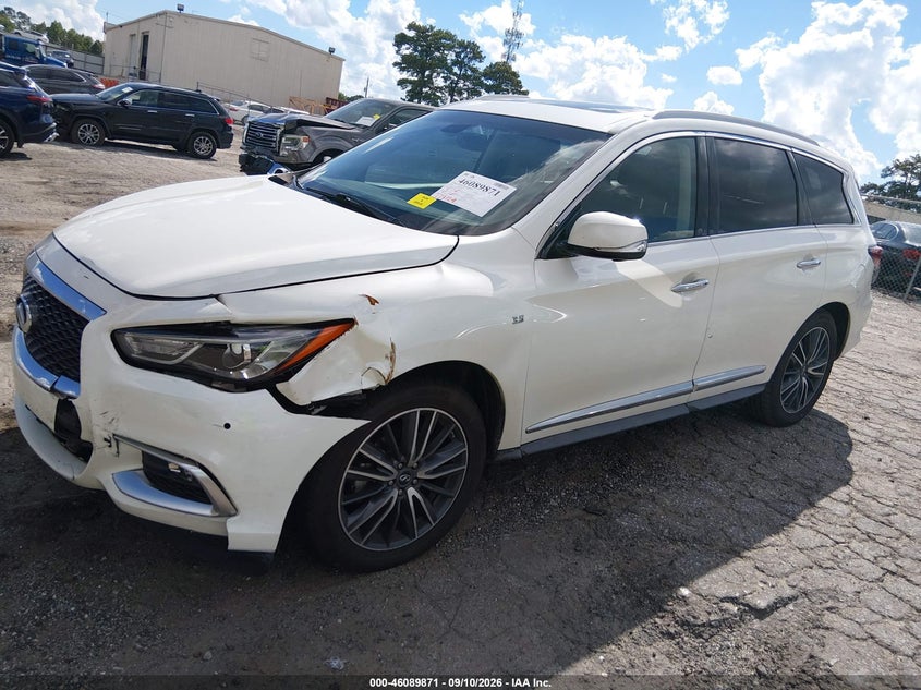 Vin: 5n1al0mn3gc501373, lot: 46589478, infiniti qx60 20162