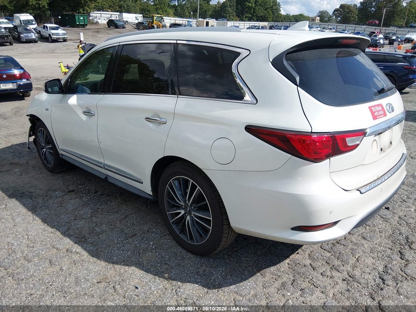 Vin: 5n1al0mn3gc501373, lot: 46589478, infiniti qx60 20163