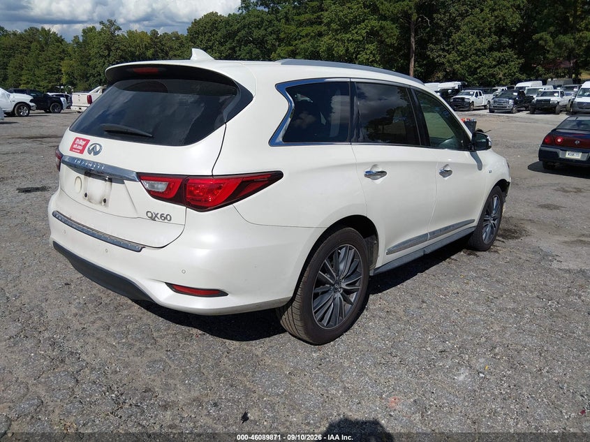 Vin: 5n1al0mn3gc501373, lot: 46589478, infiniti qx60 20164