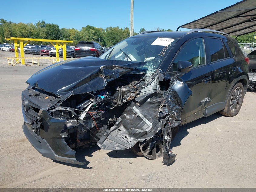 Vin: jm3ke4dy2g0604006, lot: 46589480, mazda cx-5 grand touring 20162