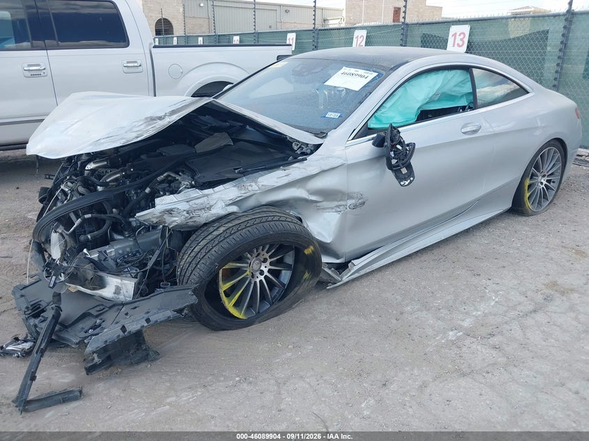 Vin: wddxj8fb2ga012647, lot: 46589511, mercedes-benz s 550 4matic 20162