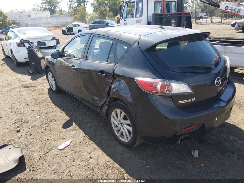 Vin: jm1bl1lp0d1781505, lot: 46589513, mazda mazda3 i touring 20133