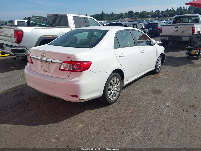 Vin: 2t1bu4ee3cc845640, lot: 46589524, toyota corolla le 20124