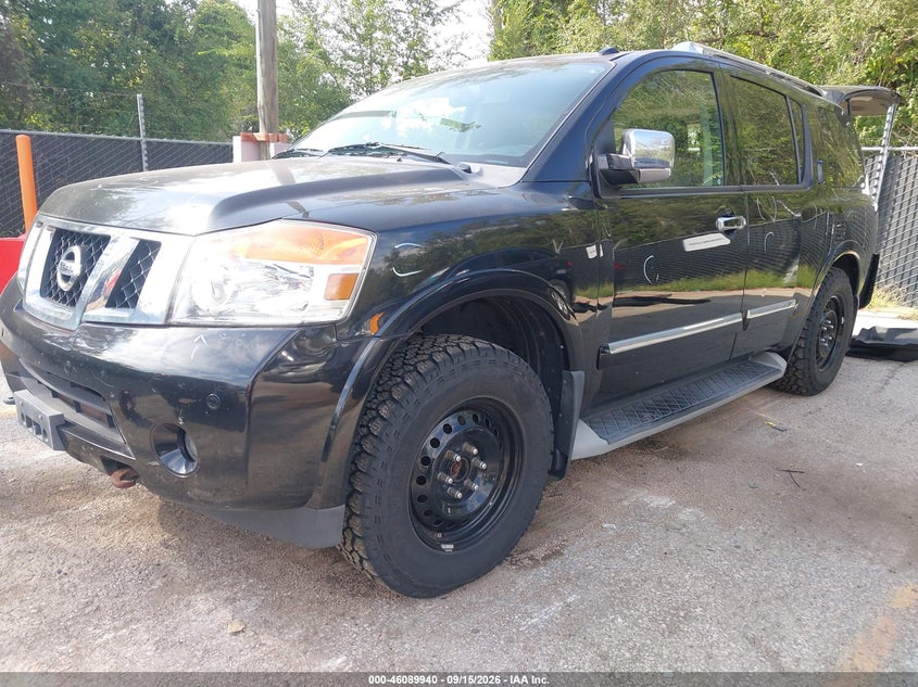 Vin: 5n1aa0ne5fn603409, lot: 46589547, nissan armada platinum 20152