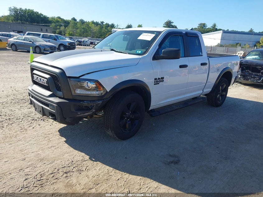 Vin: 1c6rr7gg3ls115426, lot: 46589554, ram 1500 classic warlock  4x4 6'4 box 20202