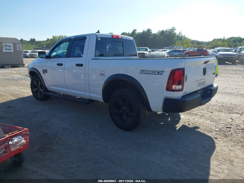Vin: 1c6rr7gg3ls115426, lot: 46589554, ram 1500 classic warlock  4x4 6'4 box 20203