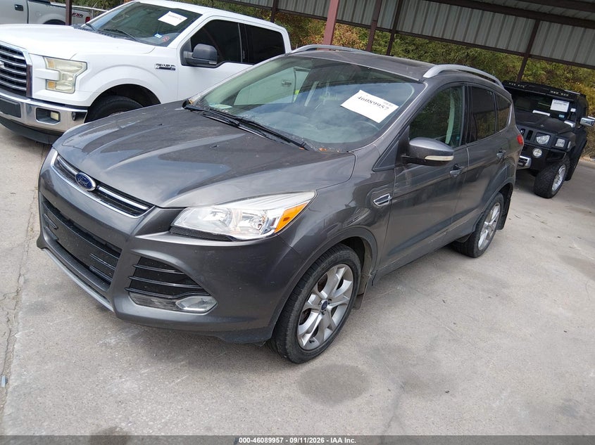 Vin: 1fmcu9j95euc86619, lot: 46589564, ford escape titanium 20142