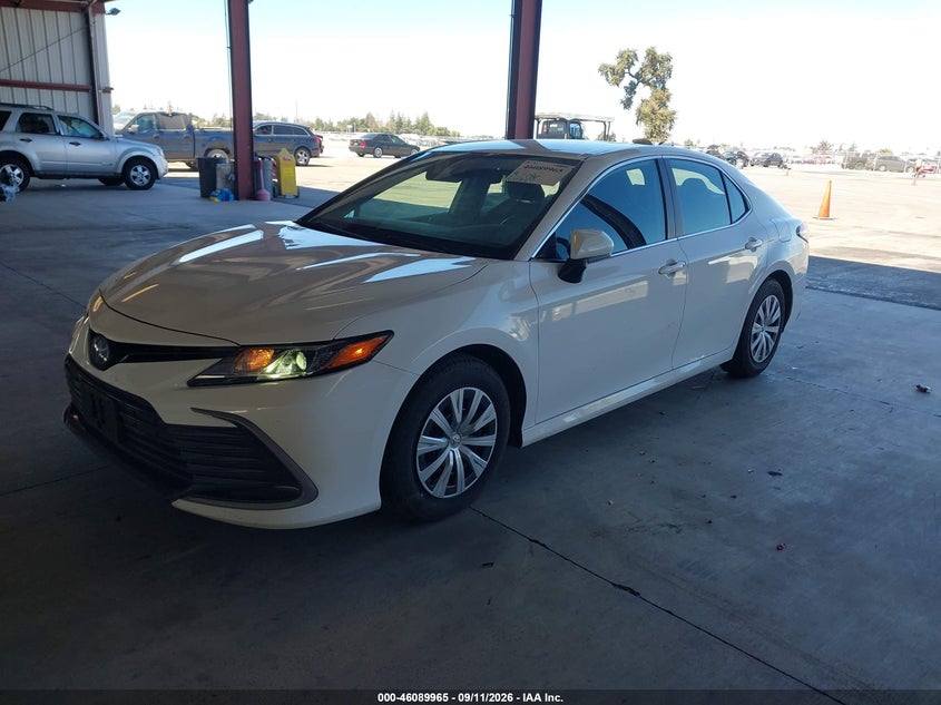 Vin: 4t1c31ak1nu598508, lot: 46589572, toyota camry le hybrid 20222