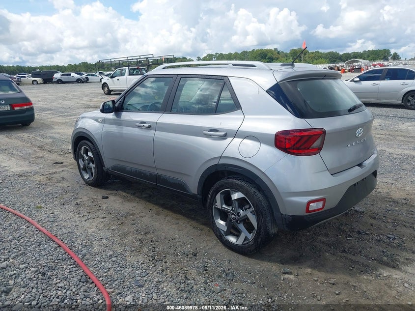 Vin: kmhrc8a32su353398, lot: 46589585, hyundai venue sel 20253