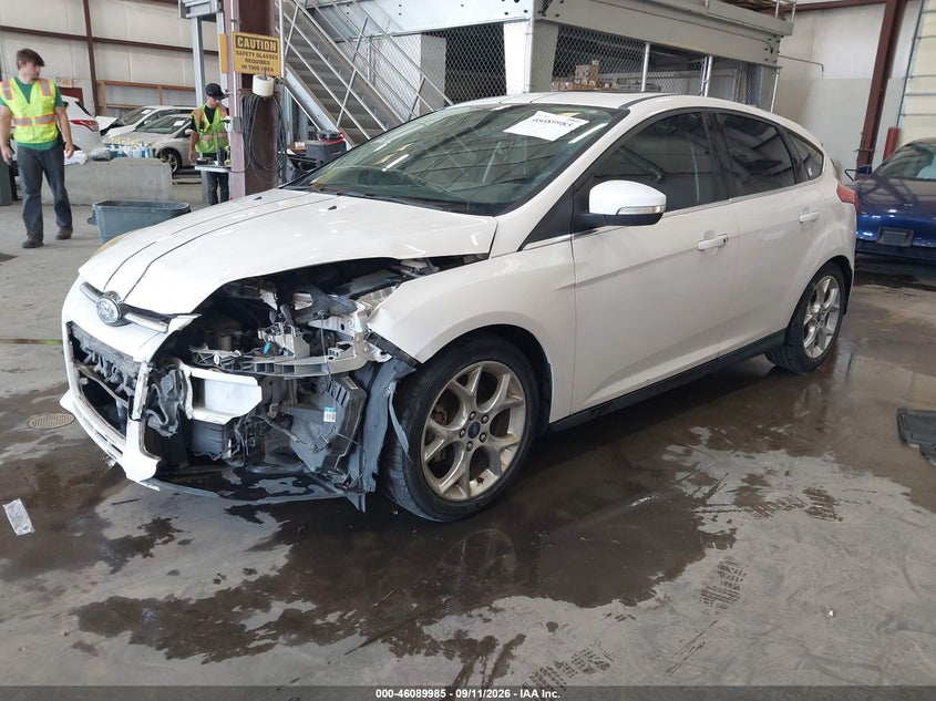 Vin: 1fadp3n27el175916, lot: 46589592, ford focus titanium 20142