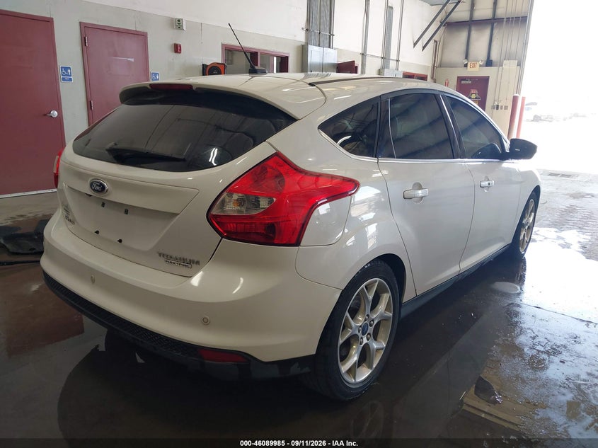 Vin: 1fadp3n27el175916, lot: 46589592, ford focus titanium 20144