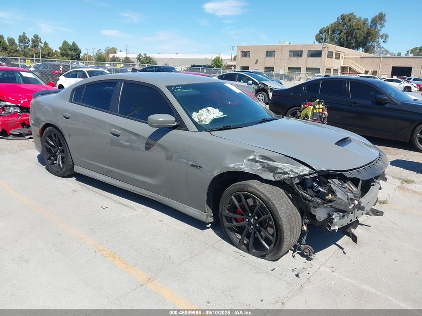 Vin: 2c3cdxgj9kh600026, lot: 46589593, dodge charger scat pack rwd 2019 img_1